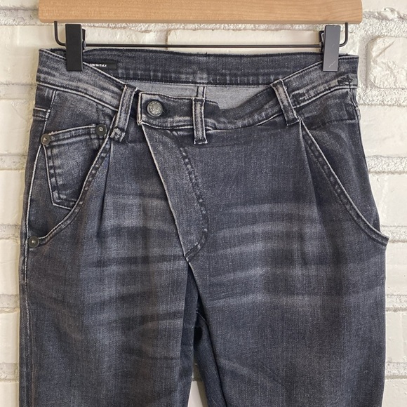 R13 Designer Crossover Black Jeans size 25 like new - Picture 4 of 12